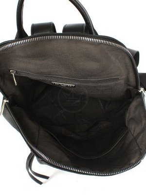 Рюкзак жен искусственная кожа DJ-CH 21044Е-BALCK,  1отд,  2внут+3внеш/карм,  черный 257729