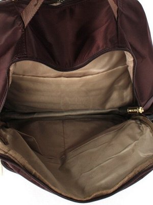 Рюкзак жен текстиль JLS-HQ-1003,  1отд,  6внеш+3внут карм,  коричневый 256433
