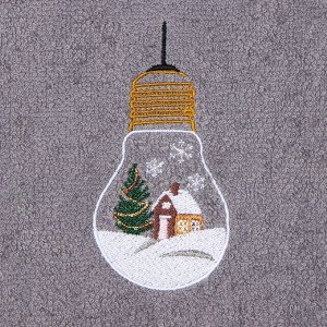 Полотенце махровое "Этель" Snow globe 30х60 см, 340 г/м2, 100% хл