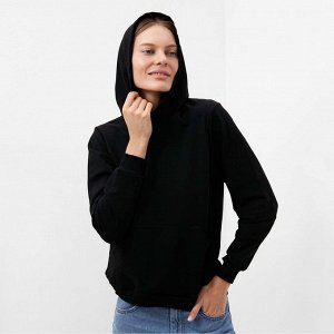 Толстовка женская, цвет чёрный