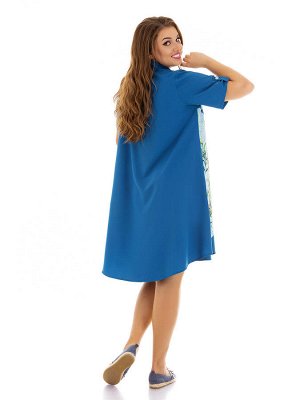 Платье Платье рубашка 
Ткань софт 
Длина 108 см 
Рукав длина 30 см
