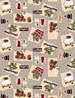 Полотенце вафельное кухонное кайма &quot;шоколад&quot;
