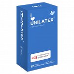 Классические презервативы Unilatex® Natural 1 уп (12+3 шт)