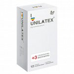 Мультифруктовые презервативы Unilatex® Multifruit 1 уп (12+3 шт)