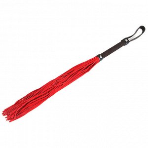 Мягкая плеть c красными шнурами SOFT RED LASH 60 sm