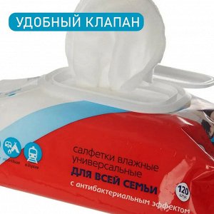 Эконом smart Салфетки влажные универсальные "Для всей семьи" 120 шт