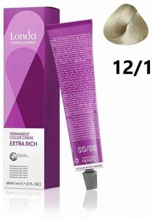 Лонда Краска для волос 12/1 специальный блонд пепельный LONDA Professional Creme Extra Rich 60 мл