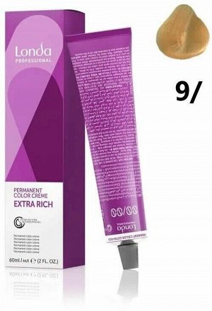 Лонда Краска для волос 9/ очень светлый блонд натуральный LONDA Professional Creme Extra Rich 60 мл
