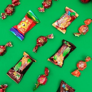 Набор шоколадных конфет «Ёлочка», зелёная 105 г