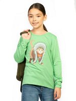 Baby Style МД 186-17 Футболка для девочек с длинными рукавами