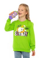 Футболка для девочек Baby Style МД 2123. Длинный рукав. 100%Хлопок(Футер двунитка). пр. Узбекистан.