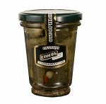 Огурчики СТОЕВЪ маринованные 3-6см 250гр стакан (евро) (Стоевъ).