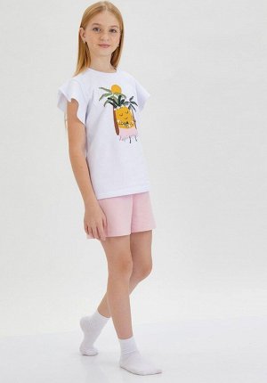 Комплект для девочки футболка и шорты Отдых (НАШЕ)