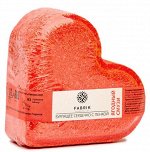 Fabrik cosmetology Сердце для ванны бурлящее с пенкой Ягодный Смузи 110г