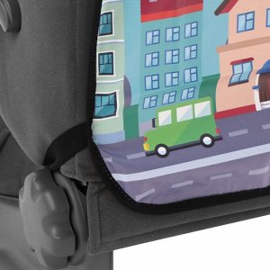Незапинайка-накидка защитная на спинку Cartage Дорожные знаки, ПВХ, 60 х 45 см, европодвес