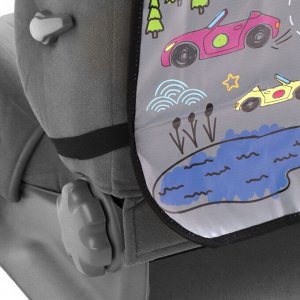 Незапинайка-накидка защитная на спинку Cartage Машинки, ПВХ, 60 х 45 см, европодвес