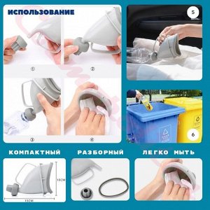 COSMOСOLLECTION_GIFTS Писсуар автомобильный дорожный Писсуар женский/Писсуар мужской/ Писсуар унисекс Писсуар детский/Писсуар для лежачих больных Писсуар мобильный