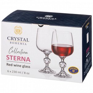 Набор бокалов для вина из 6 шт. "claudie / sterna" 230 мл. высота=15 см.