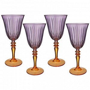 Набор бокалов из 4 штук "sicilia" violet 270мл