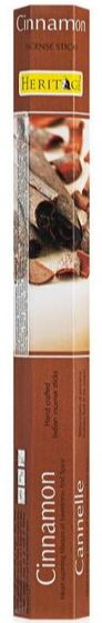 Палочки ароматические КОРИЦА (Cinnamon) шестигр. Heritage, 20 шт