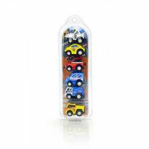 Набор инерц. игрушек "Bebelot" Городской транспорт, 4 см, 6 шт. блистер