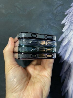 Силиконовый цветной чехол для Iphone MagSafe  Full Cover (+Камера)