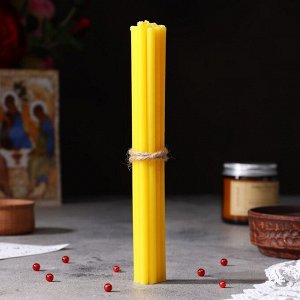 Набор свечей церковных "Спаситель" для домашней молитвы, парафин, 12 шт