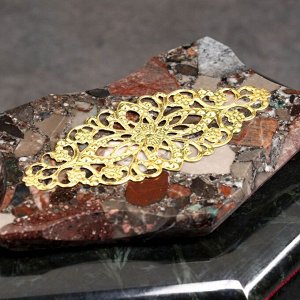 Ларец "Кружевной узор", 16х9х8 см, натуральный камень, змеевик