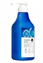 Увлажняющий шампунь-кондиционер с коллагеном Collagen Water Full Moist Shampoo &amp; Conditioner