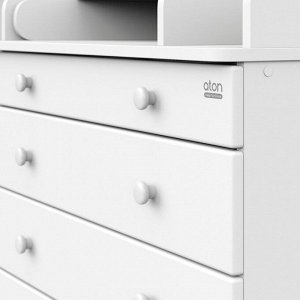 Комод пеленальный детский Maks 800/5, 80х47х101 см., 5 ящиков, с органайзером, МДФ/ЛДСП, цвет белый
