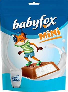 BabyFox Конфеты mini с молочной начинкой 120 г