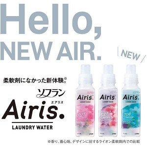 LION Nature Air Laundry Water - кондиционер - ароматизатор для стирки белья с воздушными ароматами в рефиле
