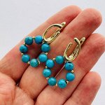 Серьги из Бирюзы