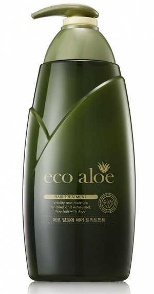 Увлажняющая маска для волос с экстрактом алоэ Eco Aloe Hair Treatment