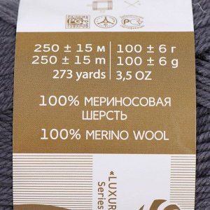 Пряжа "Элегантная" 100% мериносовая шерсть 250м/100гр (393-Св.моренго)