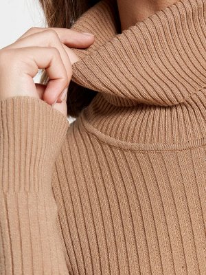 Водолазка женская ZZ-05001 camel #Песочный