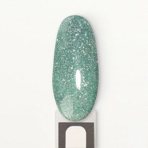 Гель лак для ногтей, «SHINING STAR», светоотражающий, 3-х фазный, 8мл, LED/UV, цвет бирюзовый (009)