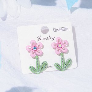Набор сережек "Five-Petal Flower"