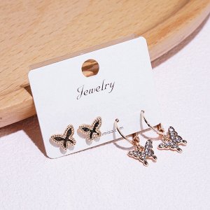 Набор сережек "Butterfly Series"