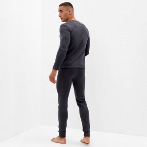 Комплект мужской термо (джемпер, брюки) MINAKU цвет графит меланж