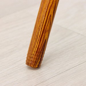 Черенок деревянный Доляна, 120 см, цвет МИКС