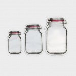 Набор пакетов для хранения продуктов, застёжка zip-lock, 3 шт, 15*9,5 см, 19,5*11,7 см, 24,4*14,5, цвет прозрачный