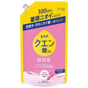 LENOR Citric Acid - супердезодорант для белья в релифе, аромат "чистый цветочный"