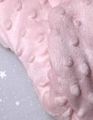 Комбинезон детский Зайка (вельбоа, утепленный) цвет Розовый