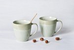 Глиняный набор кружек Arya Terra Cotta 2 пр. 10,0x10,6x5,4 см Мятный