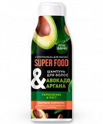 Шампунь SUPER FOOD 250мл Авокадо &amp; аргана укрепление и рост