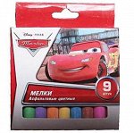 Мел асфальтовый 9 цветов, Disney cars