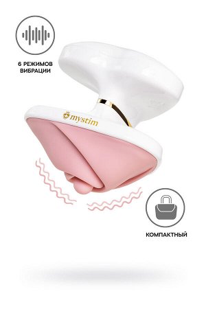 Вибратор Mystim Heart ?s Desire силикон, розовый, 6,7 см