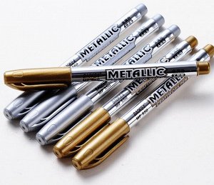 Маркер с эффектом металлик Metallic craftwork pen Baoke MP550