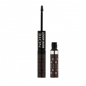 NOTE Многофункциональный гель-тинт для бровей BROW ADDICT TINT & SHAPING GEL 04, темно-серый # §